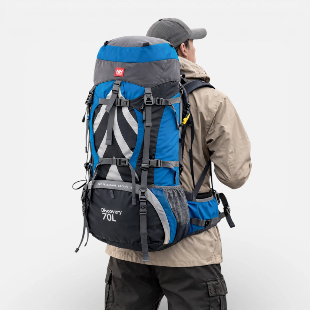 Ma boutique bleu lagon Sac à Dos Randonnée Pro Homme 75L