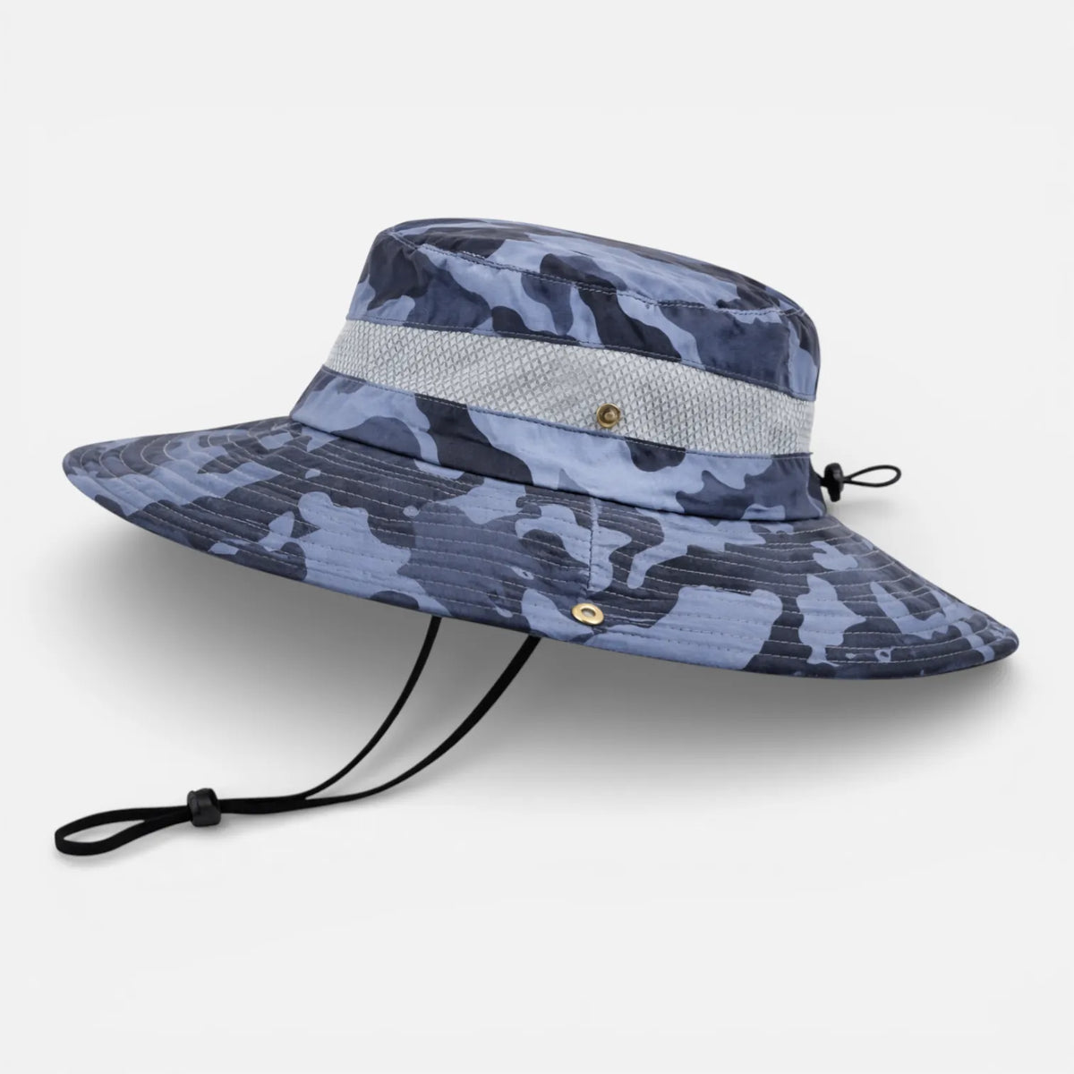 Ma boutique Bleu marine foncé Blanc / 58- 60 cm Chapeau Randonnée Camouflage