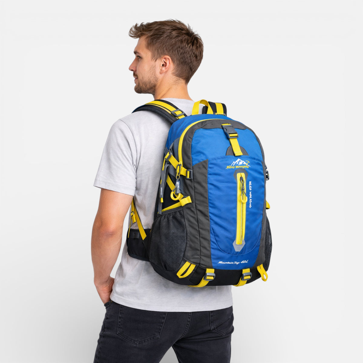 Ma boutique Bleu Sac à Dos Randonnée 40L