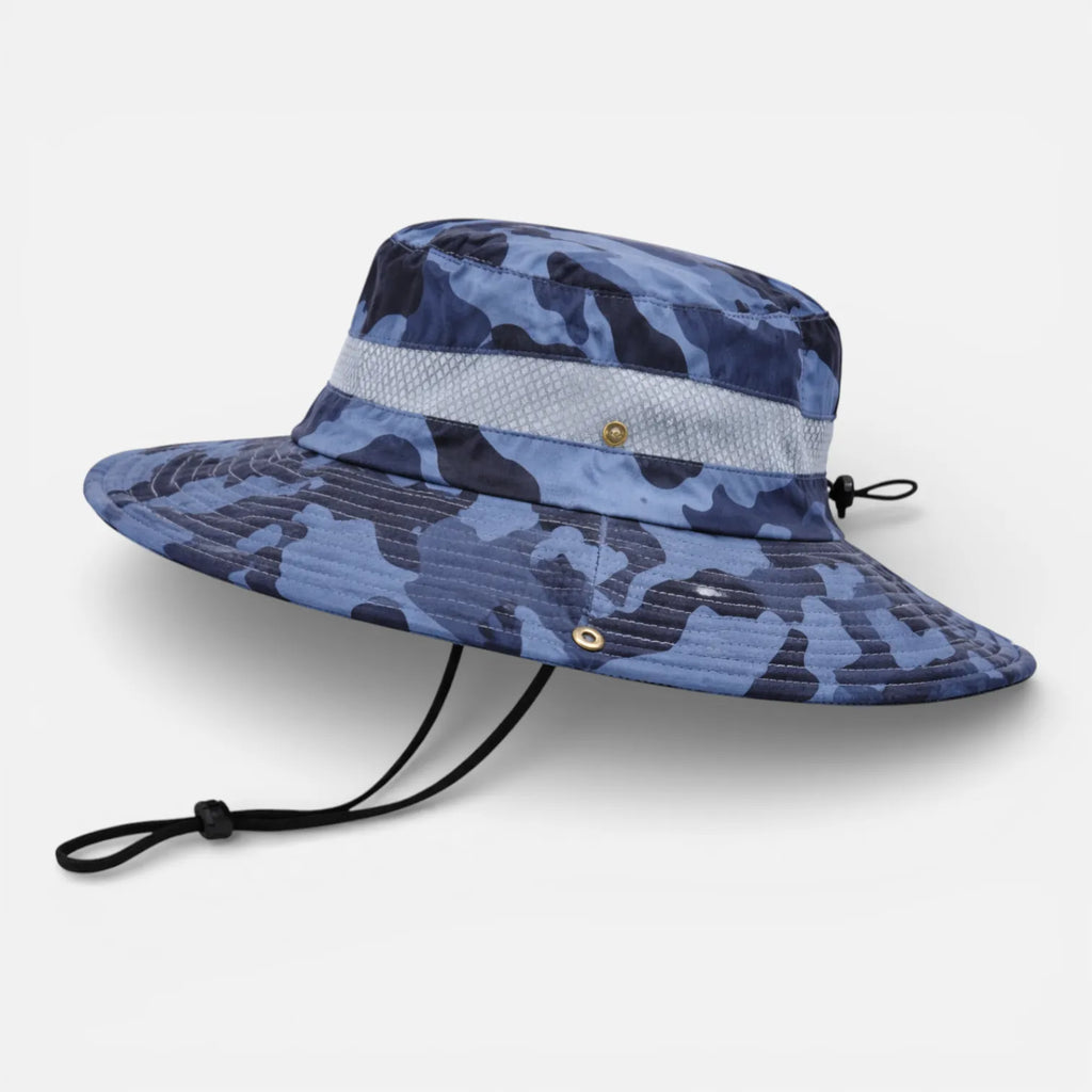 Ma boutique Camouflage Bleu et Blanc / 58- 60 cm Chapeau Randonnée Camouflage