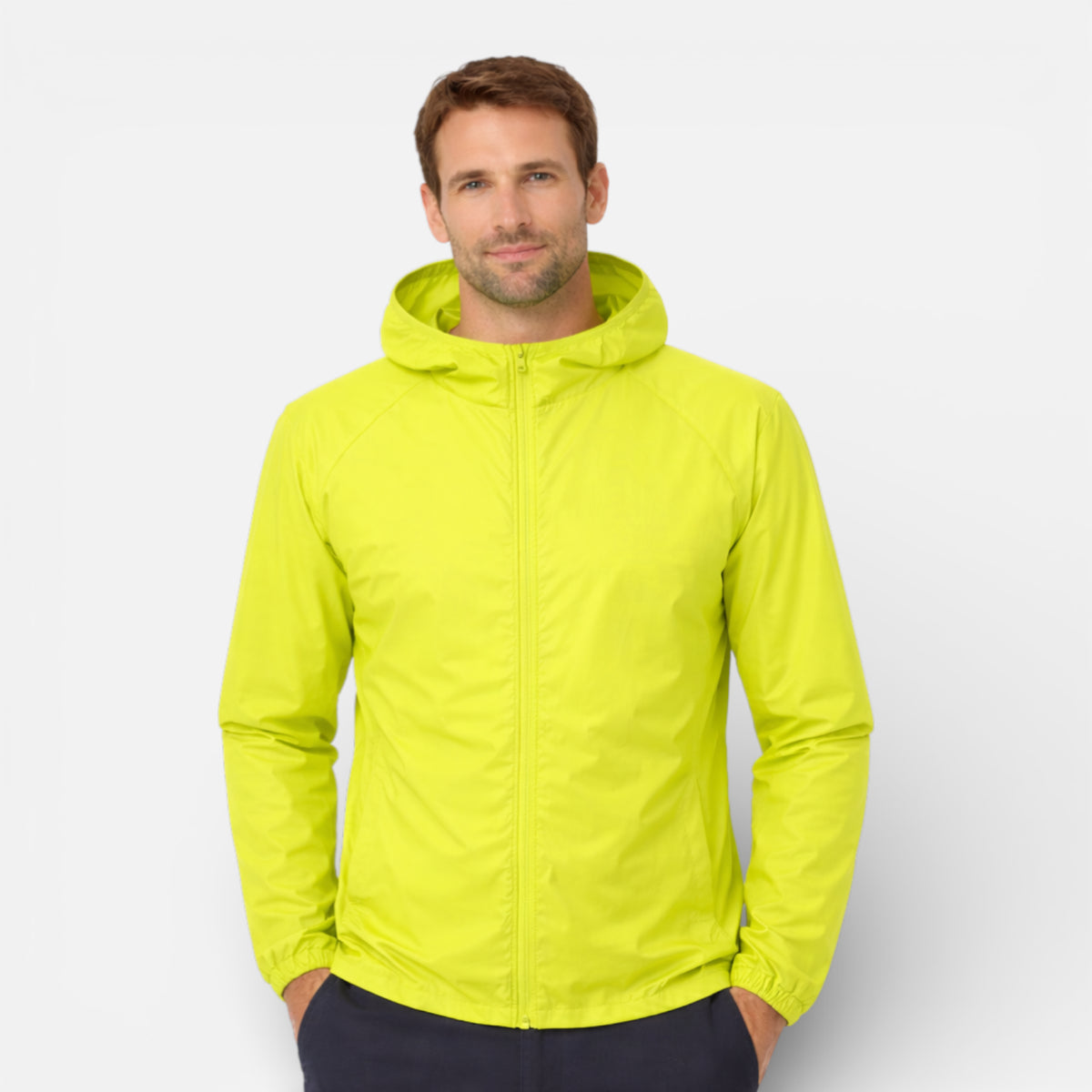 Ma boutique Fluorescent Green / S Veste Imperméable Légère