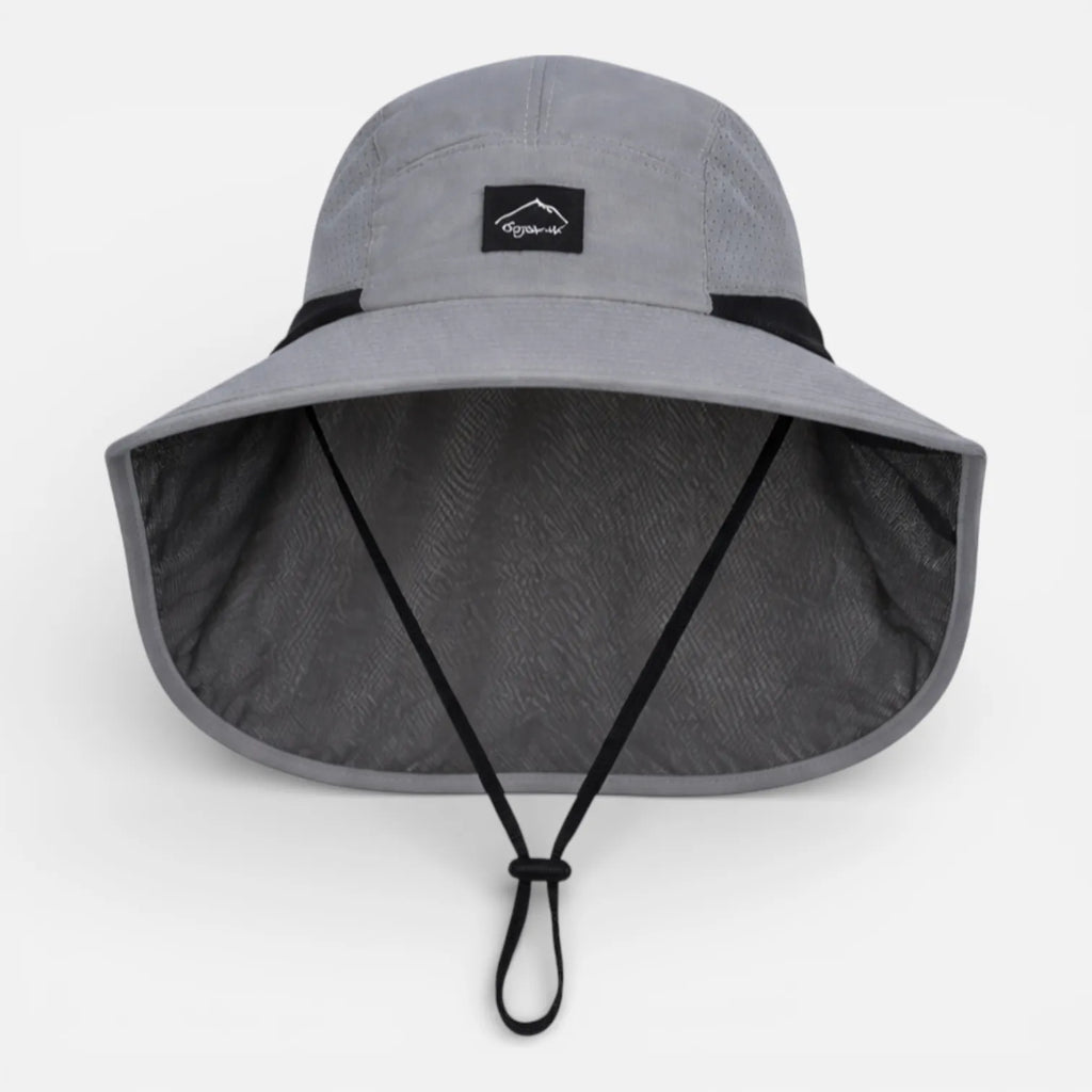 Ma boutique Gris ardoise clair / 55-58 cm Chapeau Léger Randonnée Protection Nuque