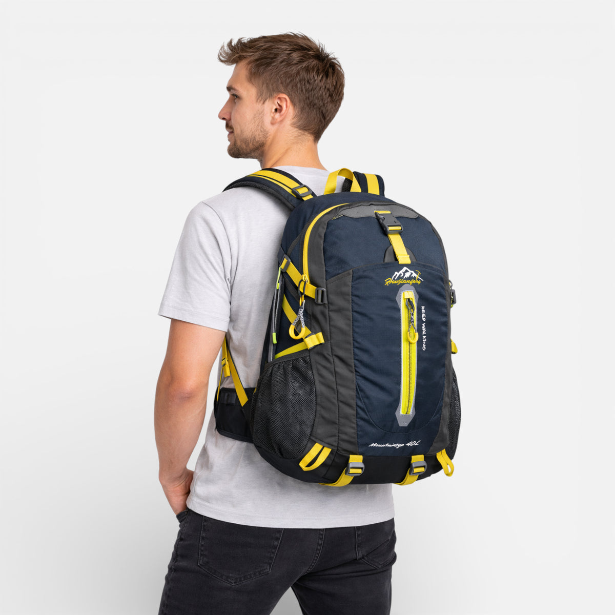 Ma boutique Gris charbon bleuté Sac à Dos Randonnée 40L