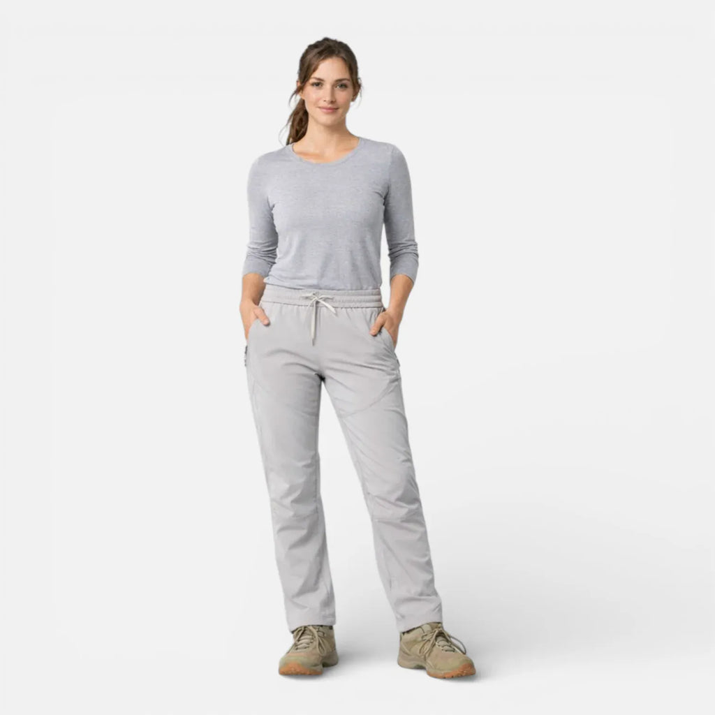 Ma boutique Gris clair / M Pantalon De Randonnée Femme Léger et Résistant à l’eau