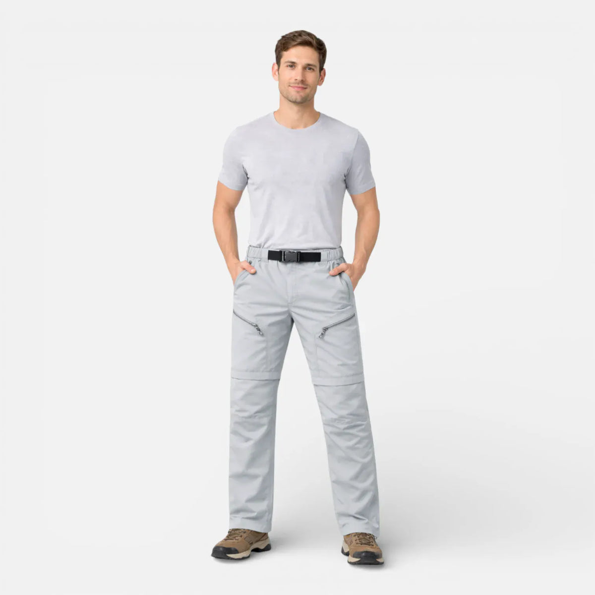 Ma boutique Gris clair / S Pantalon Modulable Randonnée