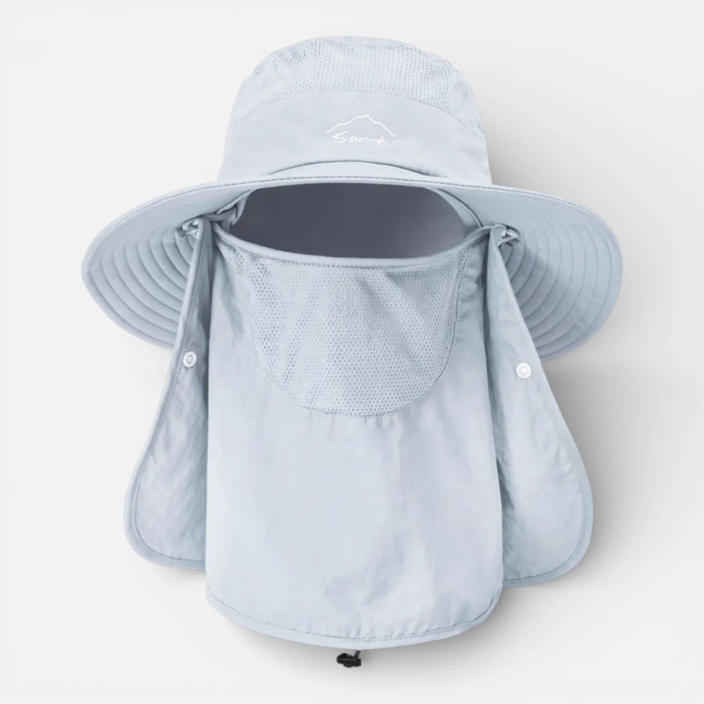 Ma boutique Gris clair / Taille unique Chapeau Randonnée Anti UV