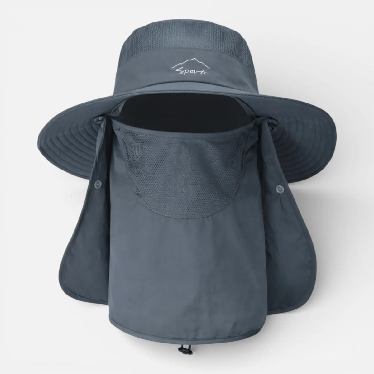 Ma boutique Gris foncé / Taille unique Chapeau Randonnée Anti UV