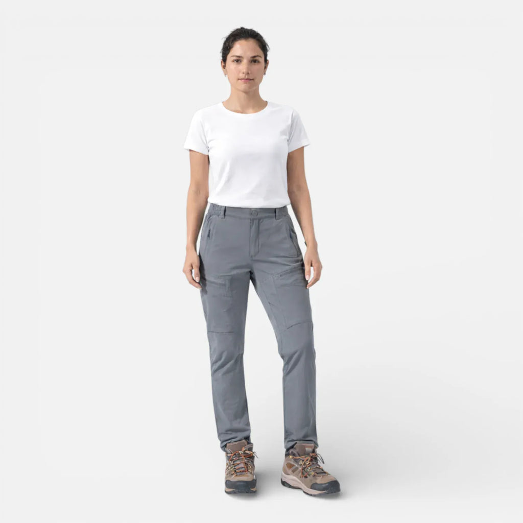 Ma boutique Gris / M Pantalon Randonnée Femme Été Extensible