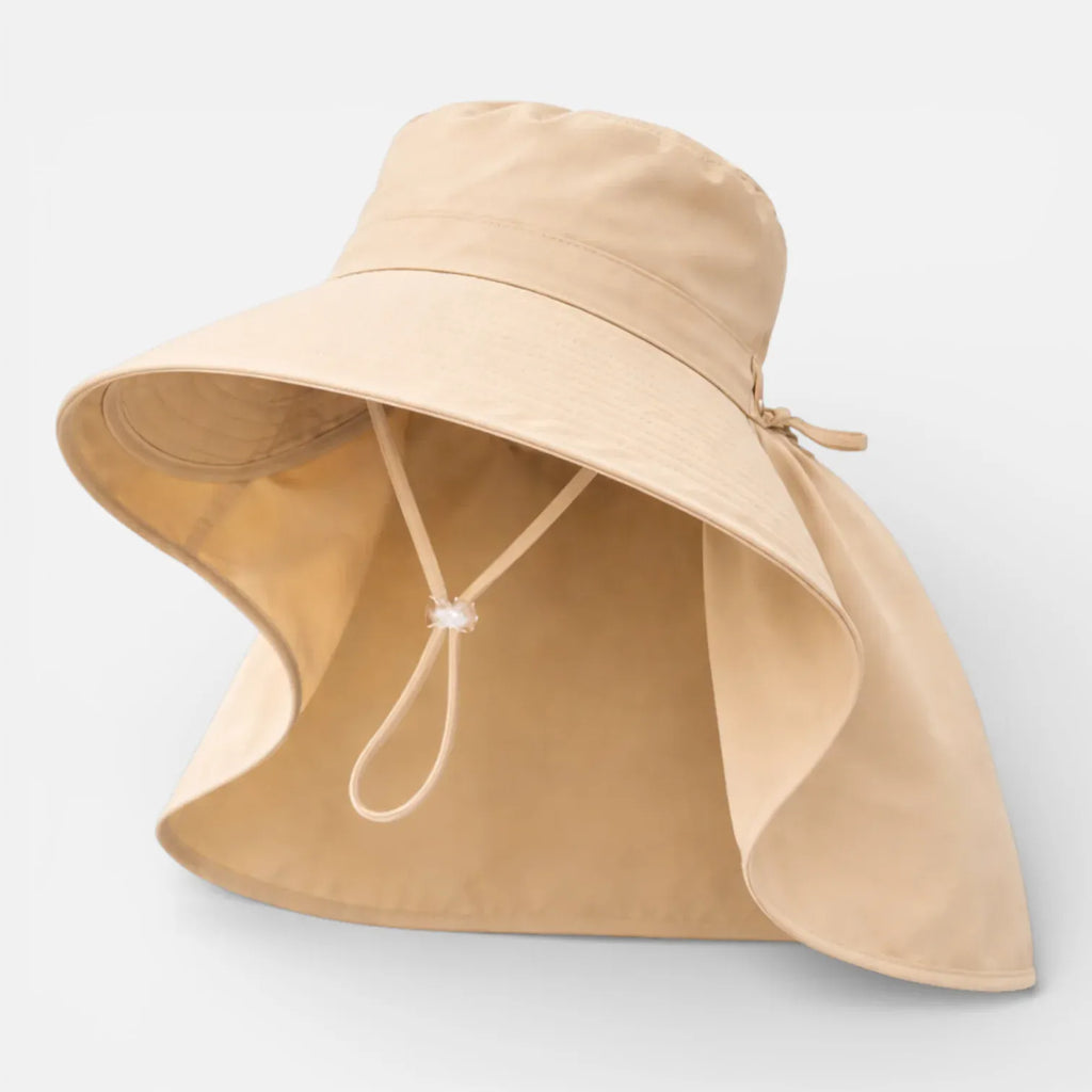 Ma boutique Jaune clair Chapeau Randonnée Femme Anti-UV