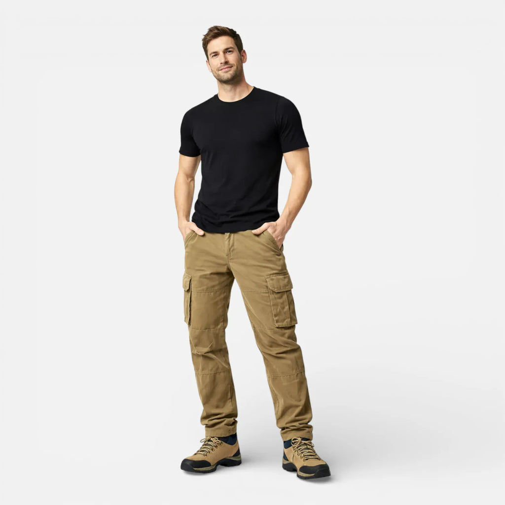 Ma boutique Jaune militaire / M Pantalon Cargo Randonnée Homme