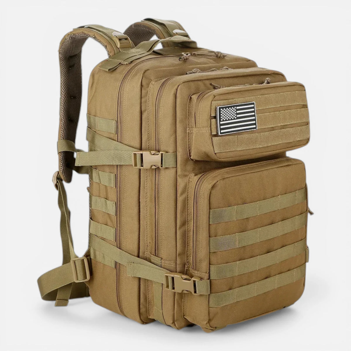 Ma boutique Jaune militaire Sac à Dos Militaire Imperméable 50L