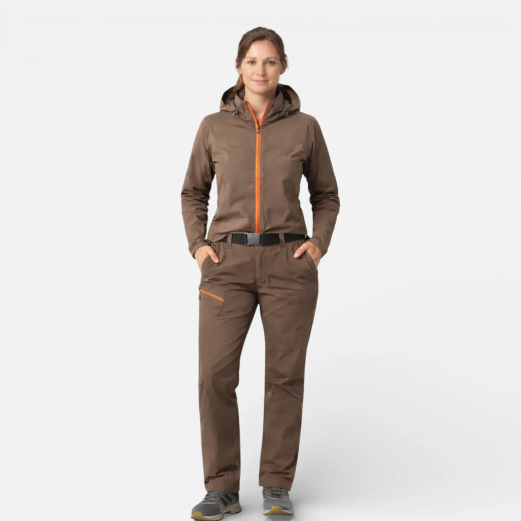Ma boutique Marron café / S Ensemble de Trekking Femme