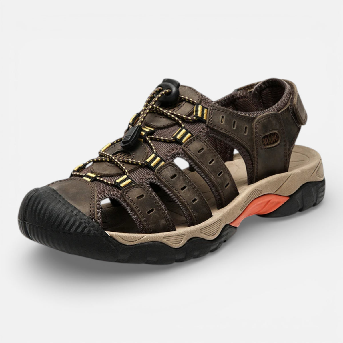 Ma boutique Marron foncé / 40 Sandales Randonnée Cuir Homme