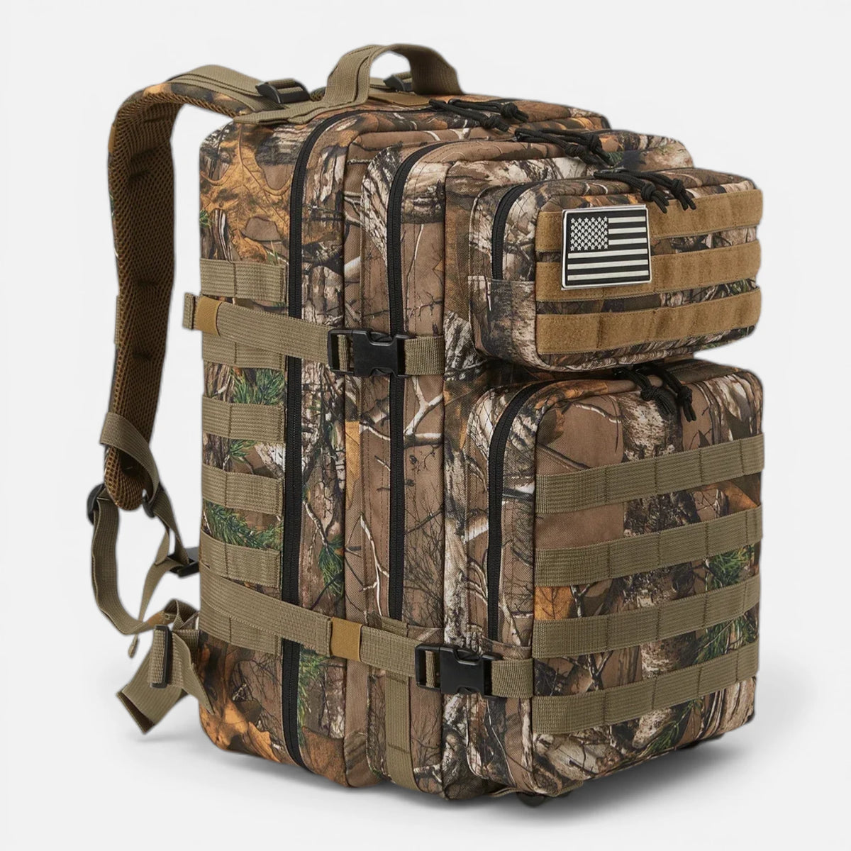 Ma boutique Marron foncé Sac à Dos Militaire Imperméable 50L