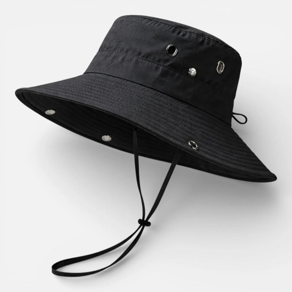 Ma boutique Noir Bob Chapeau Randonnée Homme