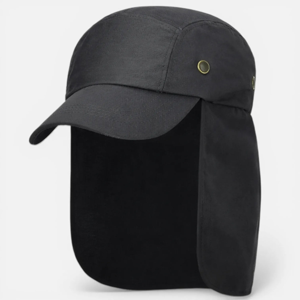 Ma boutique Noir Casquette Randonnée Anti UV