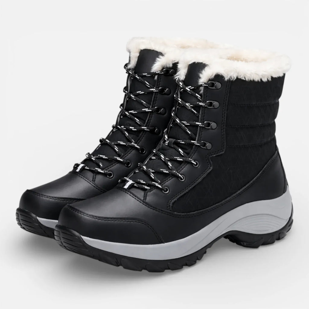 Ma boutique Noir et Blanc / 36 Après ski  Bottines de Neige Femme  Boots antidérapantes Bottes Chic