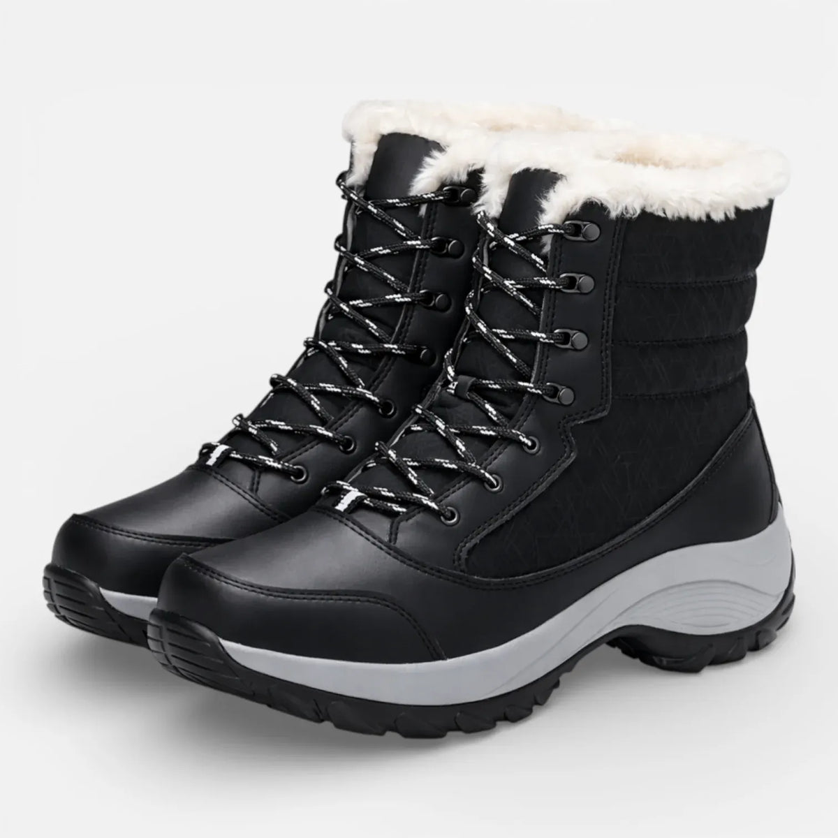 Ma boutique Noir et Blanc / 36 Après ski  Bottines de Neige Femme  Boots antidérapantes Bottes Chic