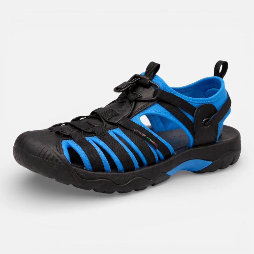 Ma boutique noir et bleu / 38 Sandales de marche en cuir