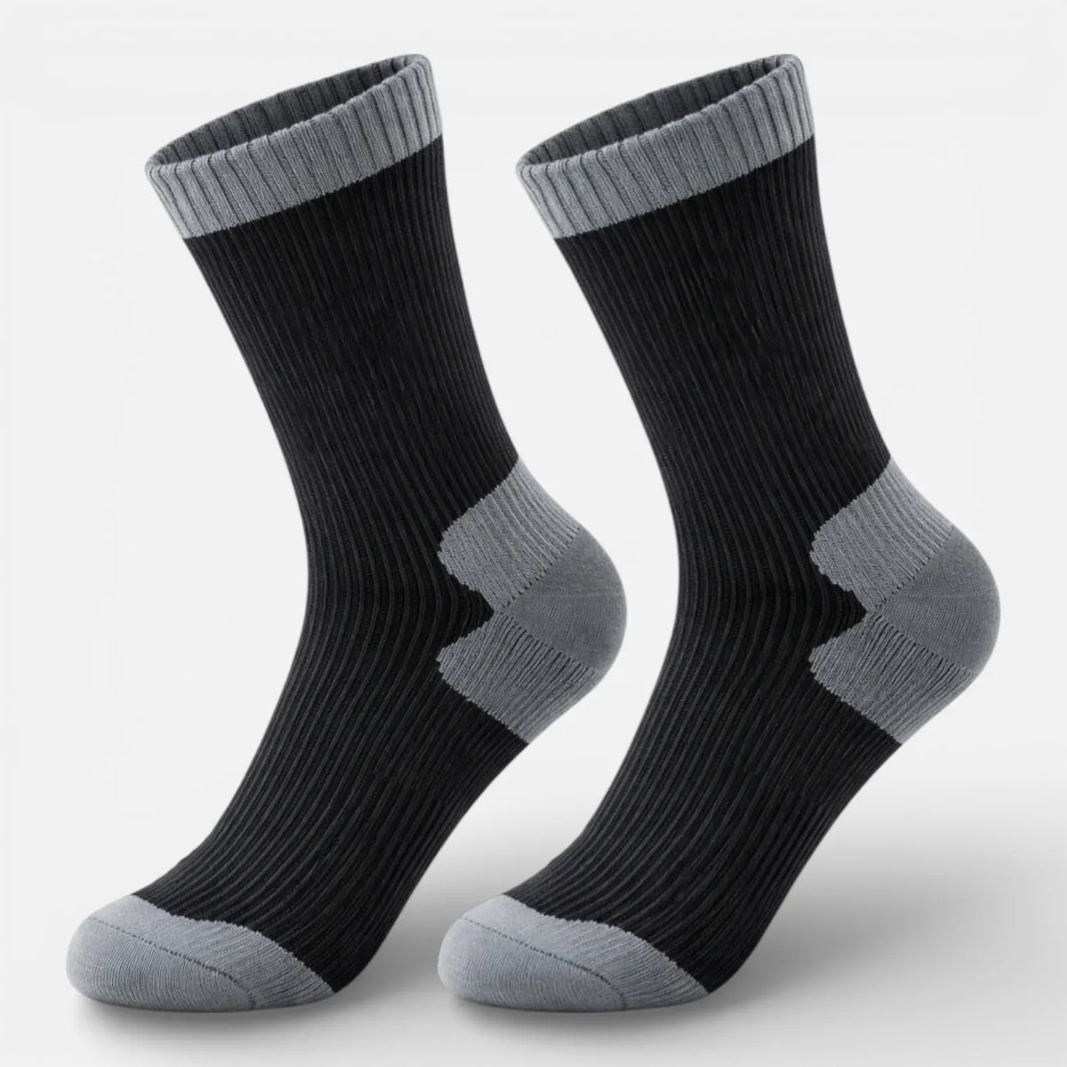 Ma boutique noir et gris clair / S Chaussettes Étanches Randonnée