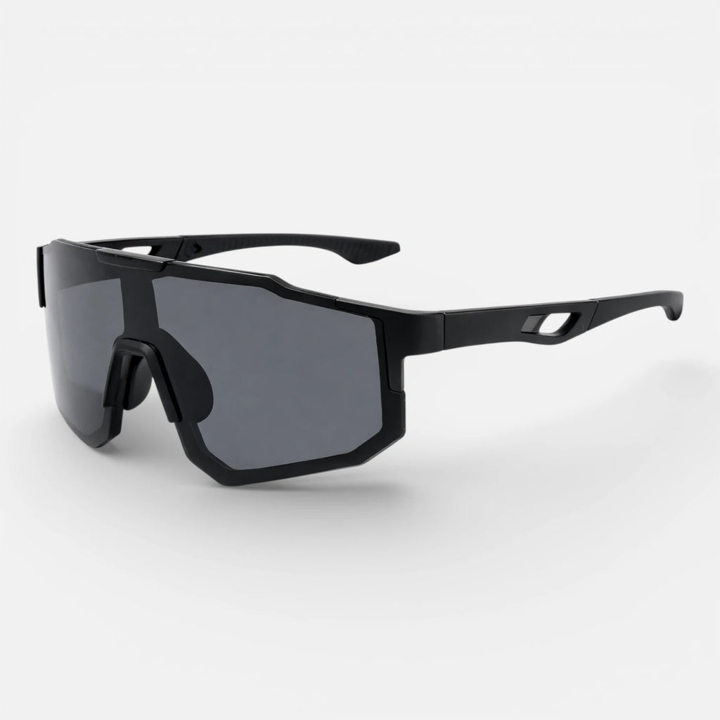 Ma boutique Noir et Gris Lunettes de sport polarisées résistantes et confortables