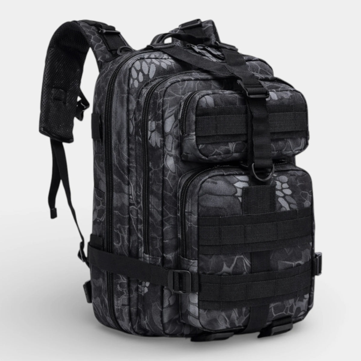 Ma boutique Noir et Gris Sac à Dos de Randonnée Militaire