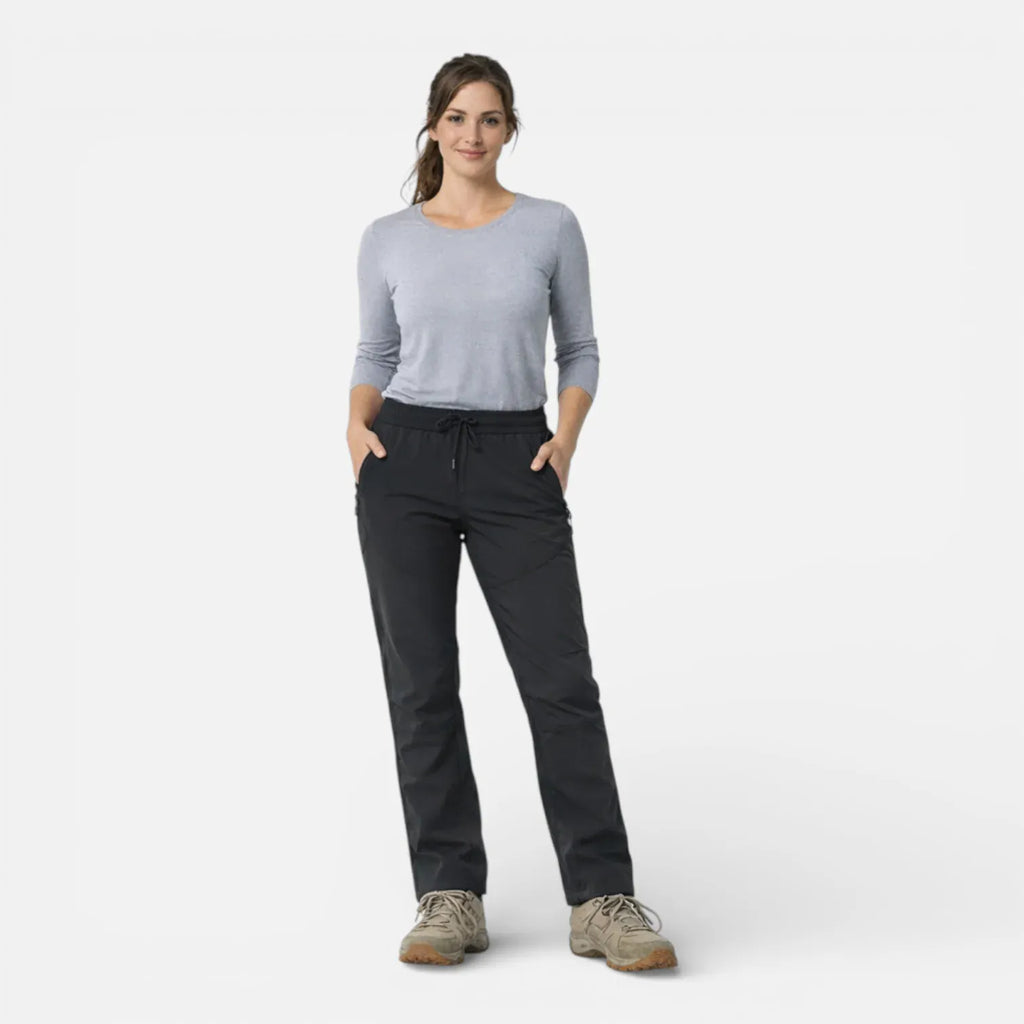 Ma boutique Noir / M Pantalon De Randonnée Femme Léger et Résistant à l’eau