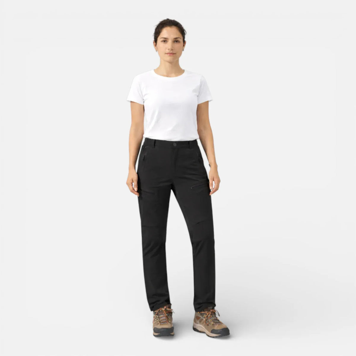 Ma boutique Noir / M Pantalon Randonnée Femme Été Extensible