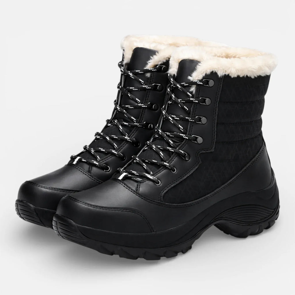 Ma boutique Noir profond / 36 Après ski  Bottines de Neige Femme  Boots antidérapantes Bottes Chic