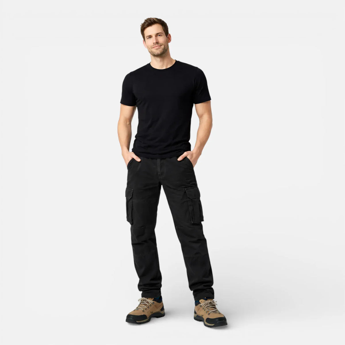 Ma boutique Noir profond / M Pantalon Cargo Randonnée Homme