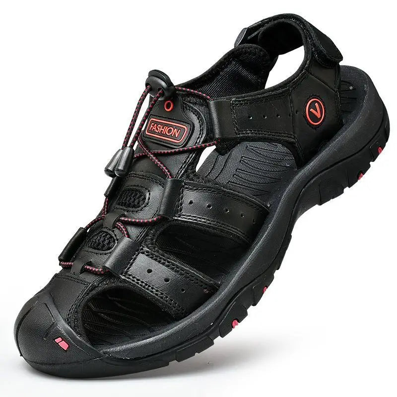 Ma boutique Noir Rose Rouge / 38 Sandales de Randonnée Homme Bout Fermé