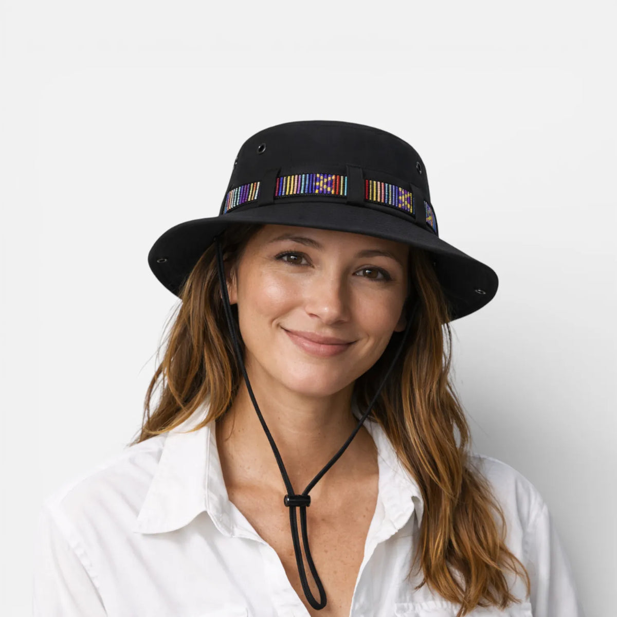 Ma boutique Noir Rose Rouge Chapeau De Randonnée Femme Léger Et Couvrant