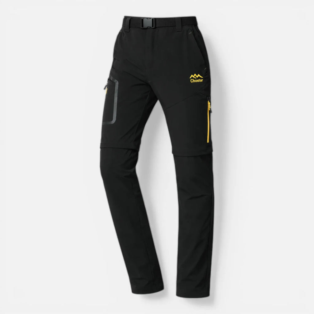 Ma boutique Noir / S Pantalon de randonnée convertible et imperméable homme
