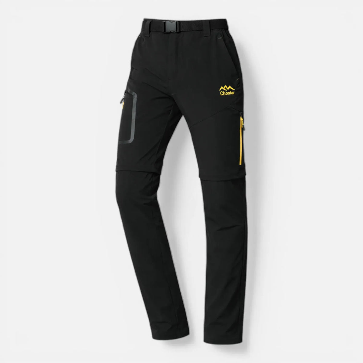 Ma boutique Noir / S Pantalon de randonnée convertible et imperméable homme