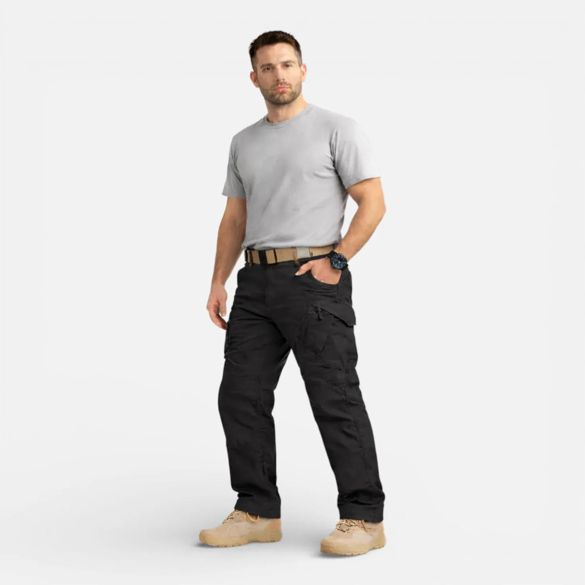 Ma boutique Noir / S Pantalon résistant multi-poches pour activités extérieures