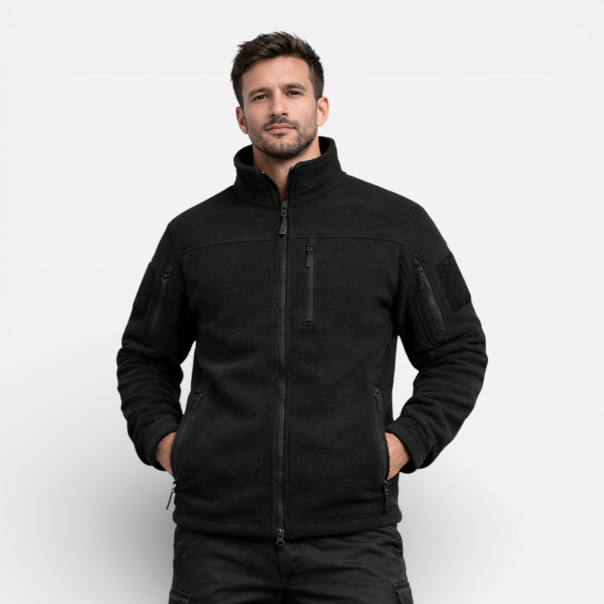 Ma boutique Noir / S Veste Militaire Polaire