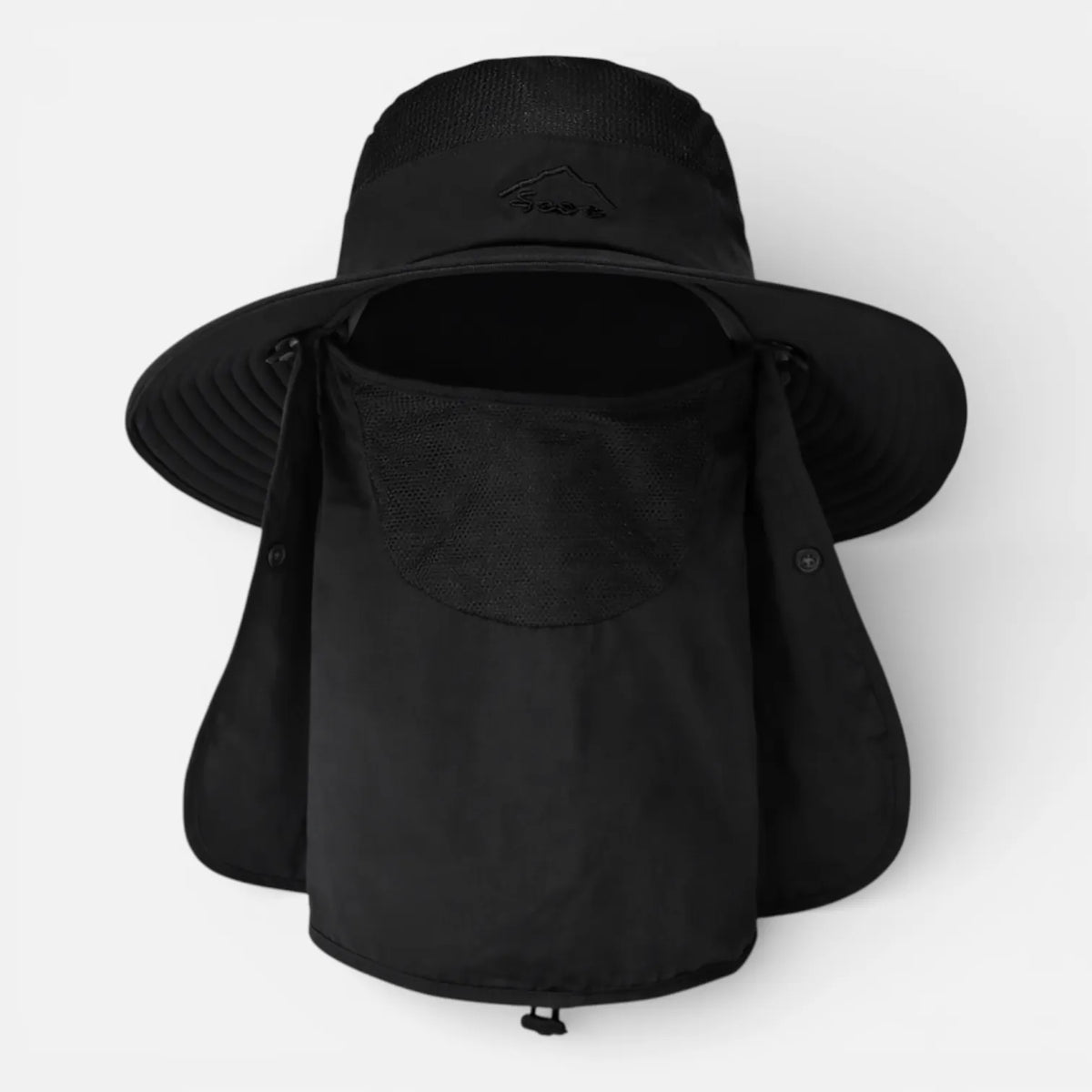 Ma boutique Noir / Taille unique Chapeau Randonnée Anti UV