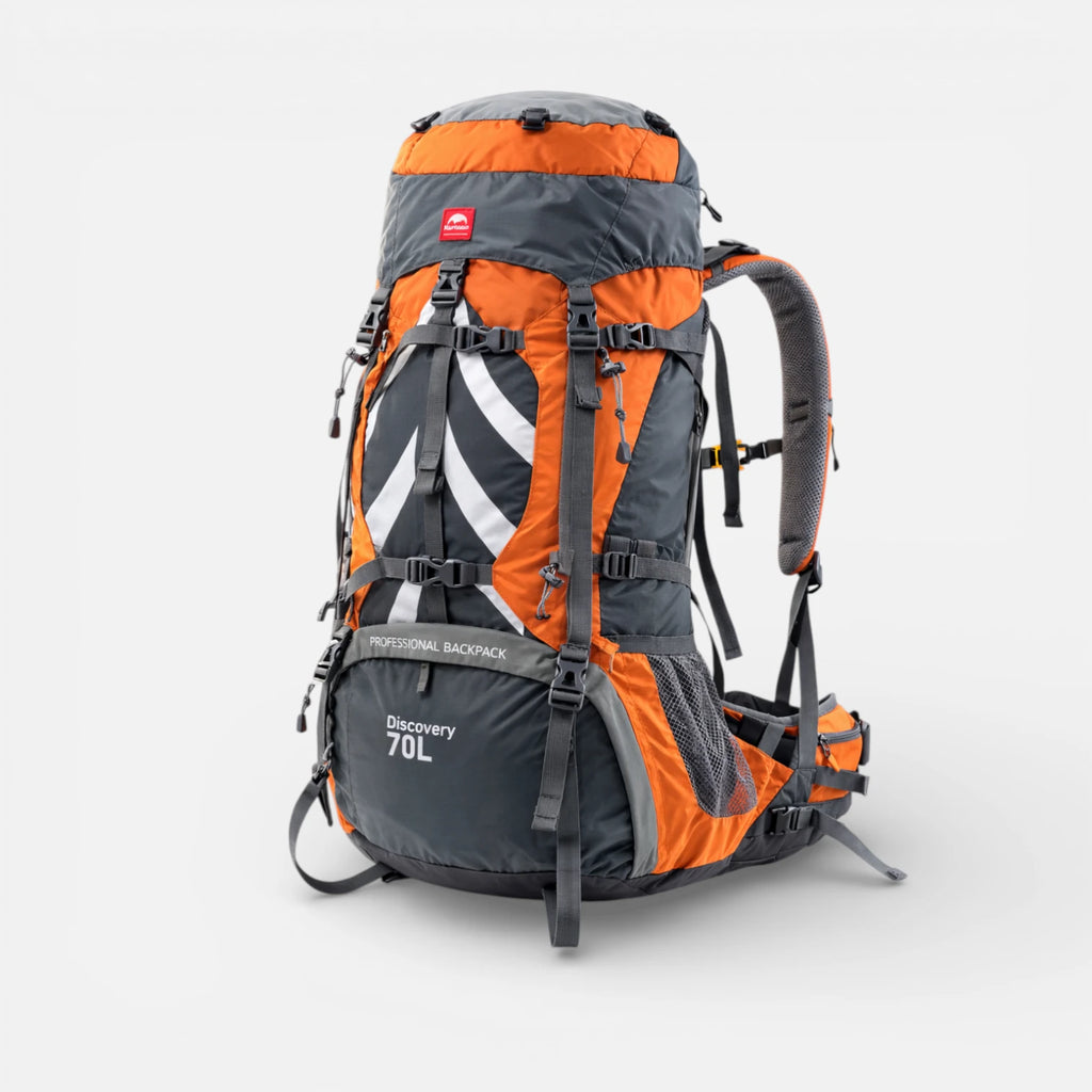 Ma boutique Orange Sac à Dos Randonnée Pro Homme 75L