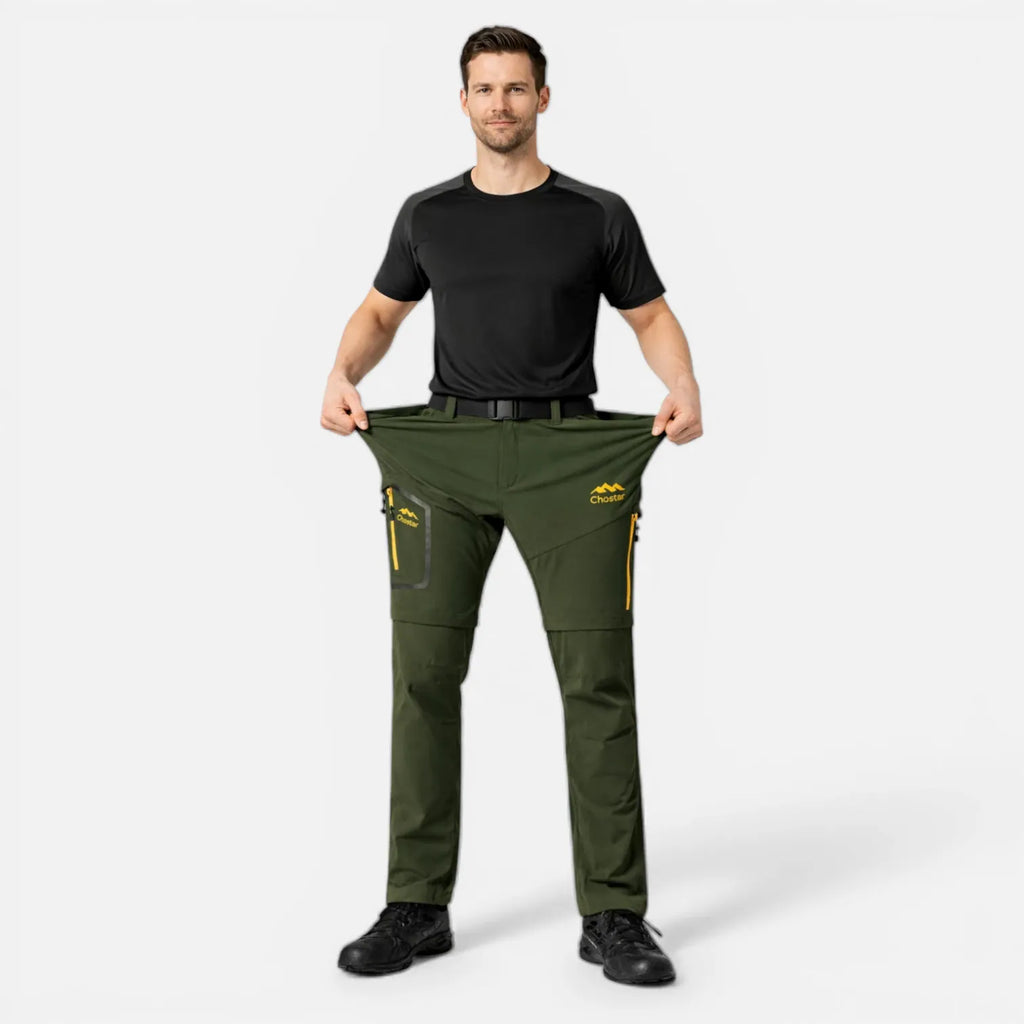 Ma boutique Pantalon de randonnée convertible et imperméable homme