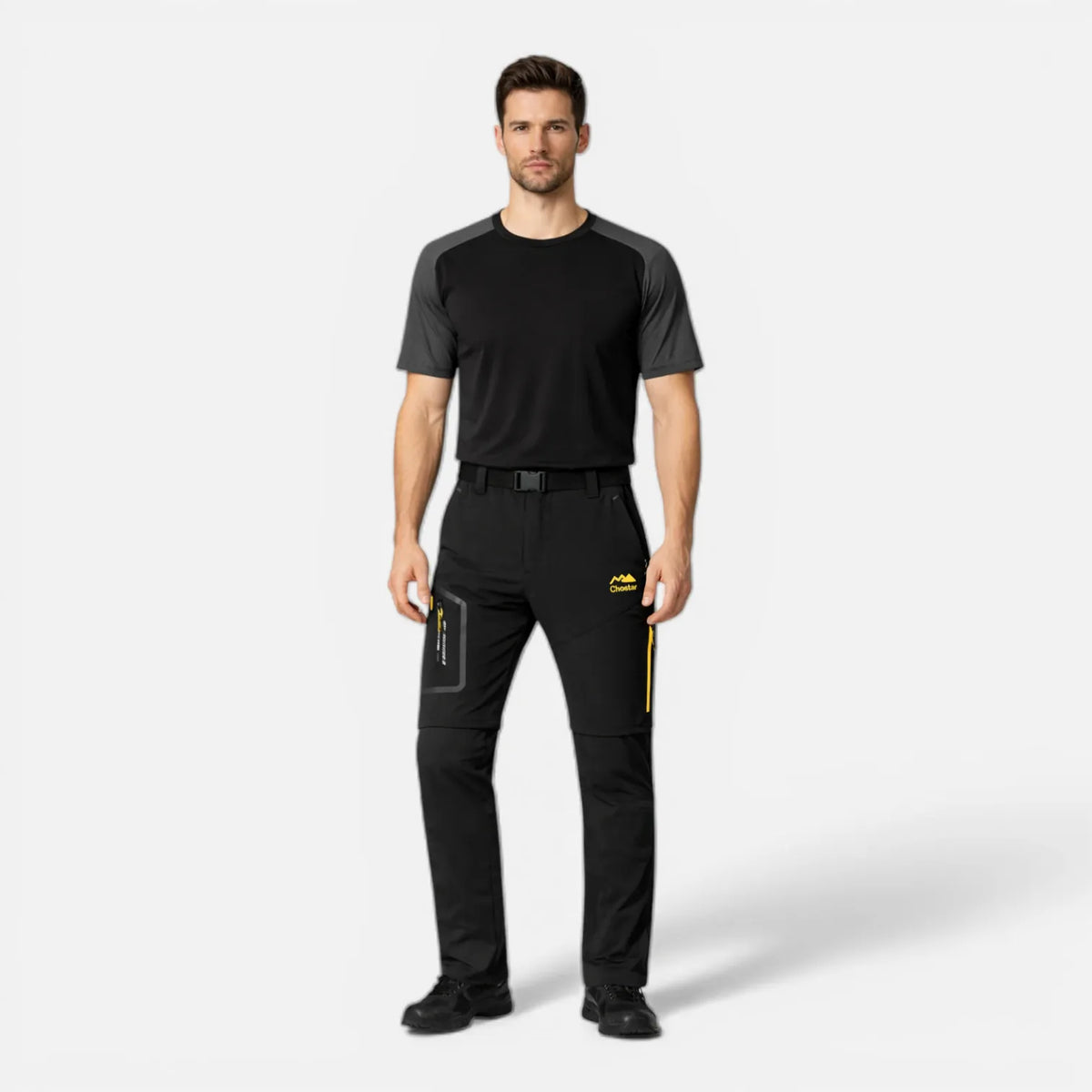 Ma boutique Pantalon de randonnée convertible et imperméable homme