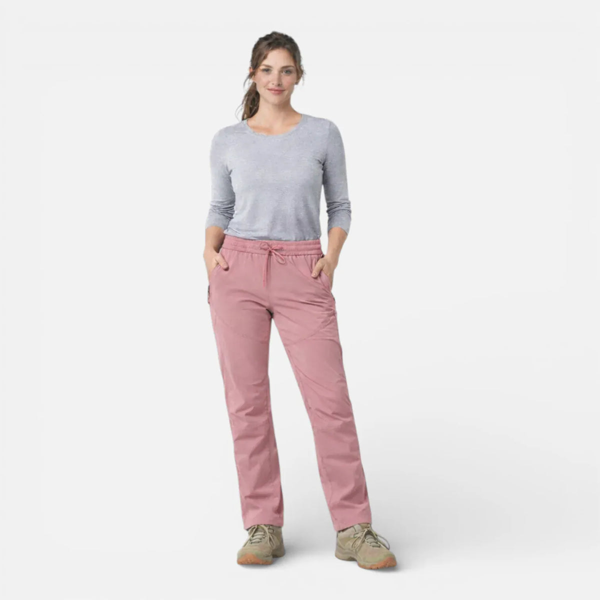 Ma boutique Rose clair / M Pantalon De Randonnée Femme Léger et Résistant à l’eau