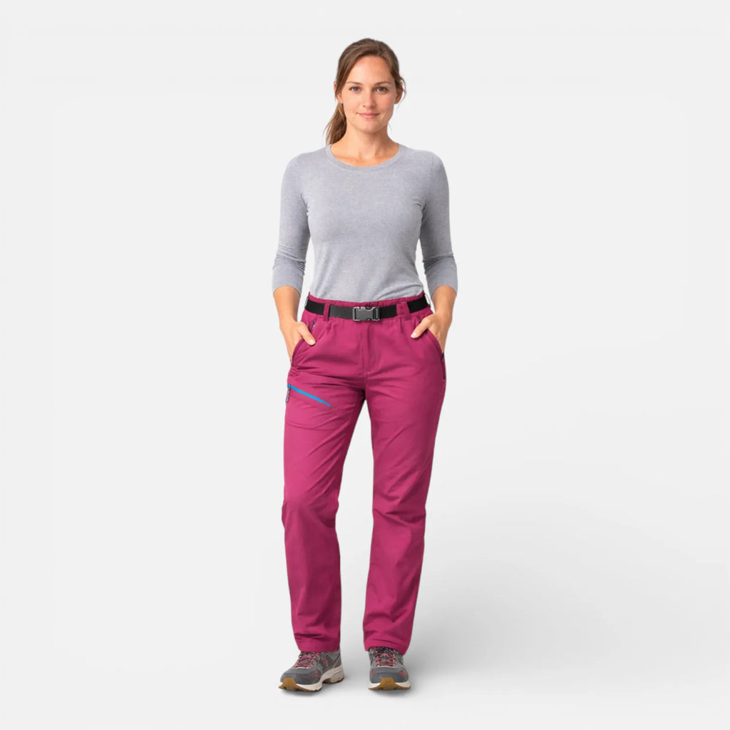 Ma boutique Rose clair / XS Pantalon Randonnée Doublé Polaire Femme