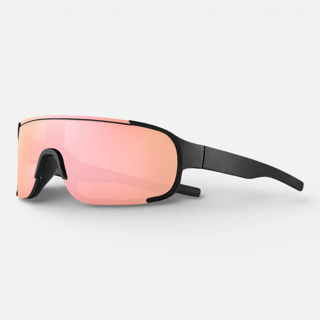 Ma boutique Rose Pâle / Noir Lunette De Soleil de Randonnée