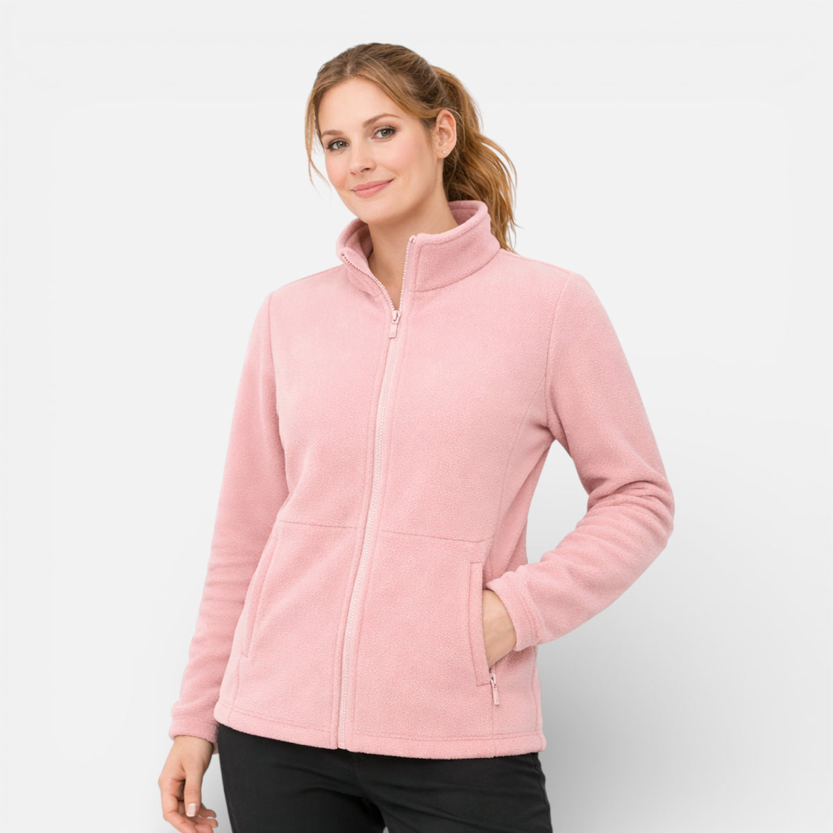 Ma boutique rose poudré clair / S Veste Polaire Randonnée Femme