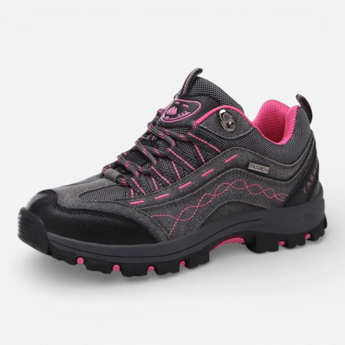 Ma boutique Rose Rouge Noir / 35 Chaussures de Randonnée Imperméables Femme - Montagne & Trekking