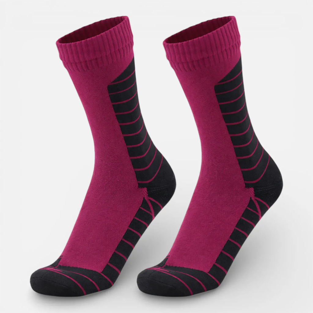 Ma boutique Rouge au vin / S Chaussettes Étanches Randonnée