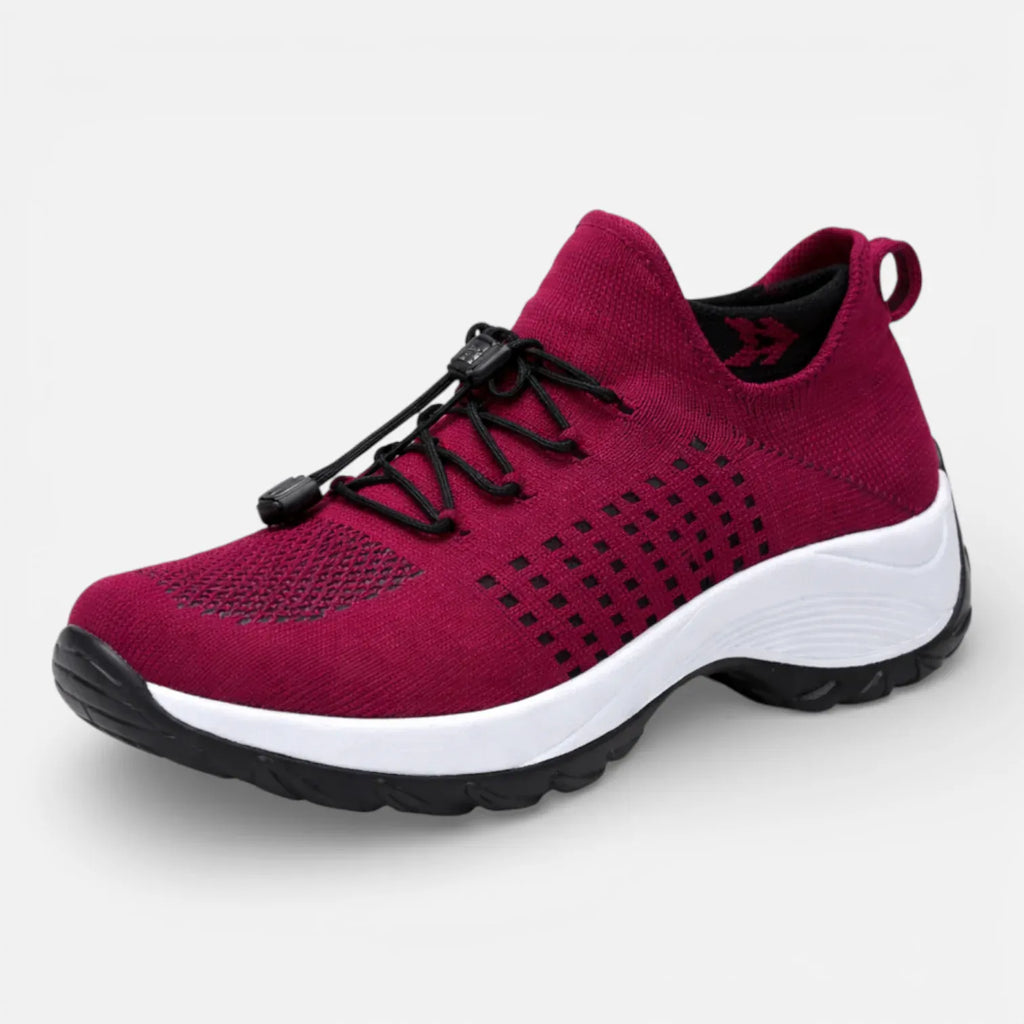 Ma boutique Rouge Bordeaux / 35 Chaussures de marche respirantes et légères