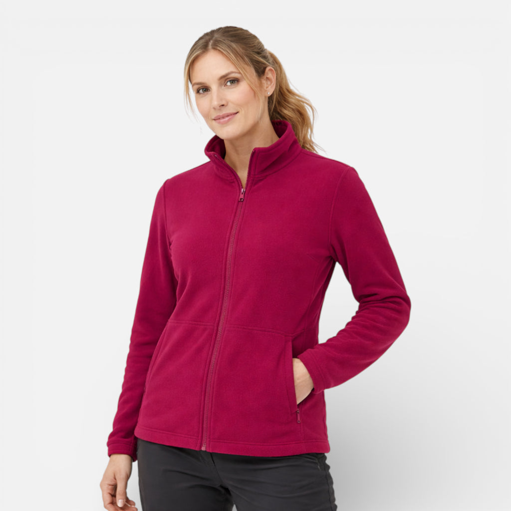 Ma boutique Rouge Bordeaux / S Veste Polaire Randonnée Femme