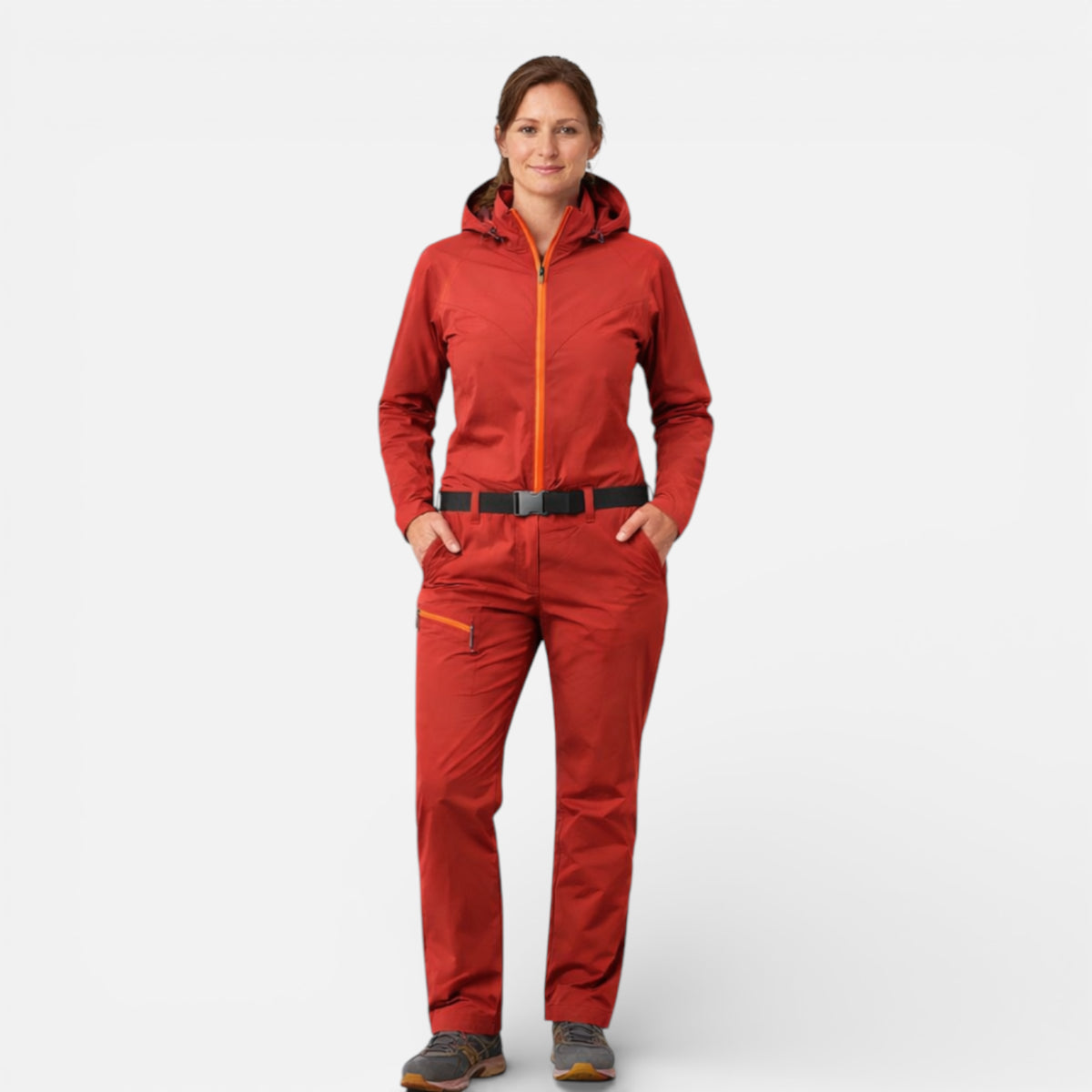 Ma boutique Rouge vif / S Ensemble de Trekking Femme