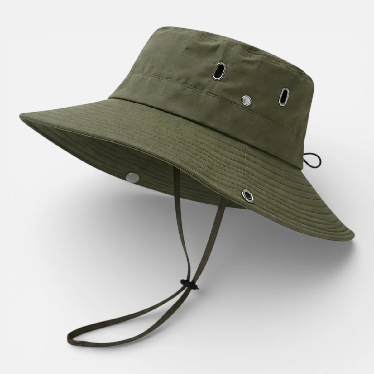 Ma boutique Vert armée Bob Chapeau Randonnée Homme